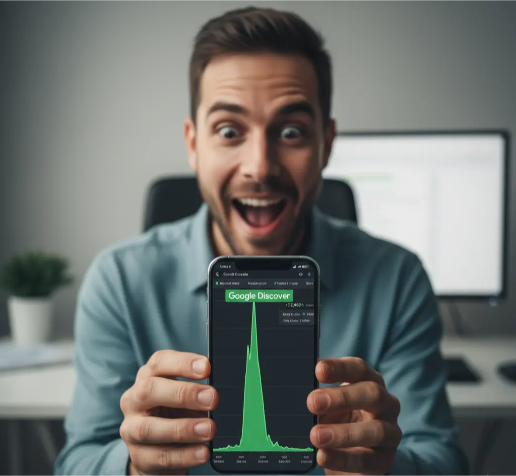 A digital marketer's strategy for getting 100K visitors from Google Discover in 30 days.