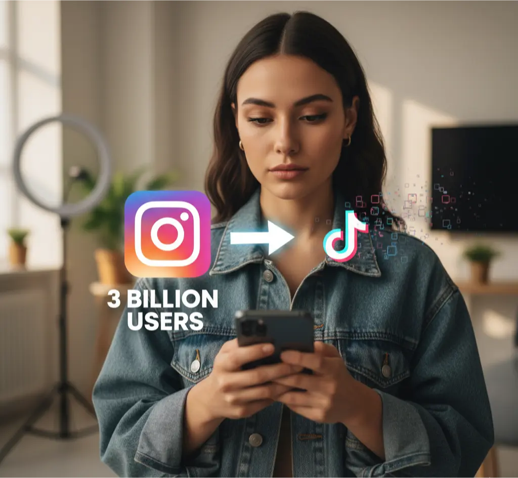 A creator's guide on why and how to migrate from TikTok to Instagram after Instagram reached 3 billion users.
