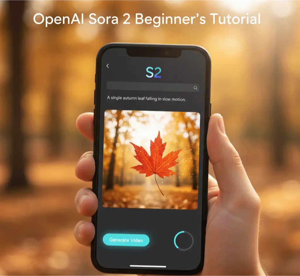 A beginner's tutorial on how to use OpenAI's Sora 2 AI video generator to create stunning videos from text prompts.