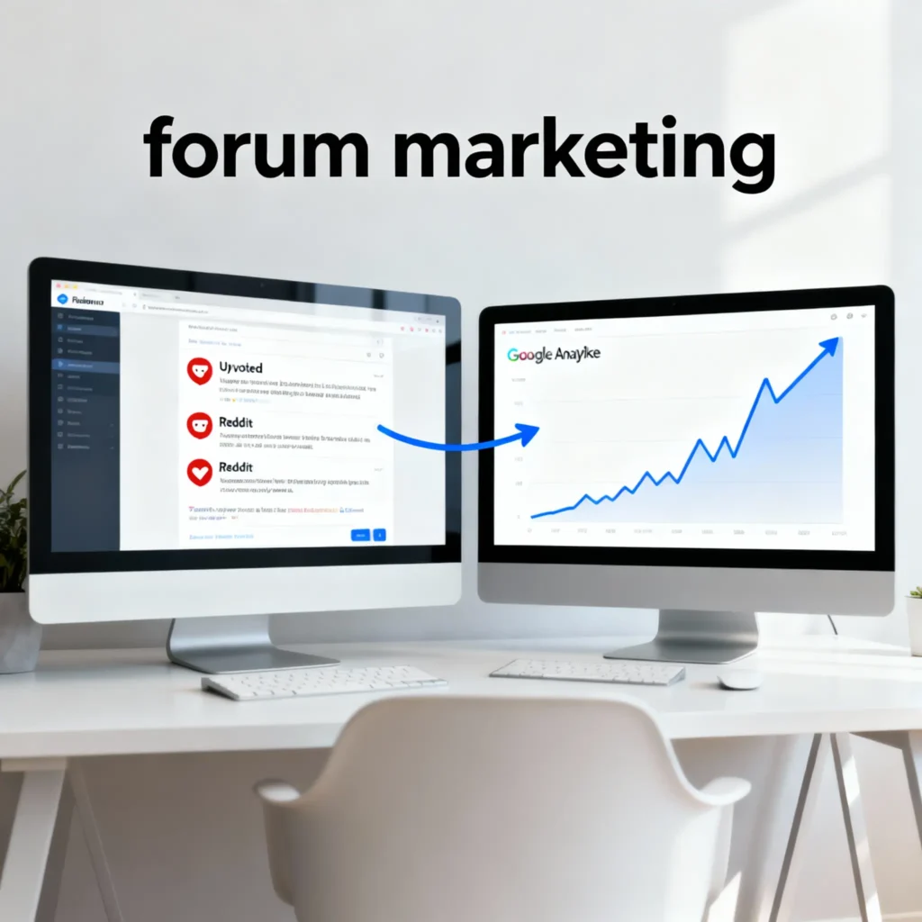 A community marketing director executing a forum marketing strategy that drives revenue from Reddit and Quora.