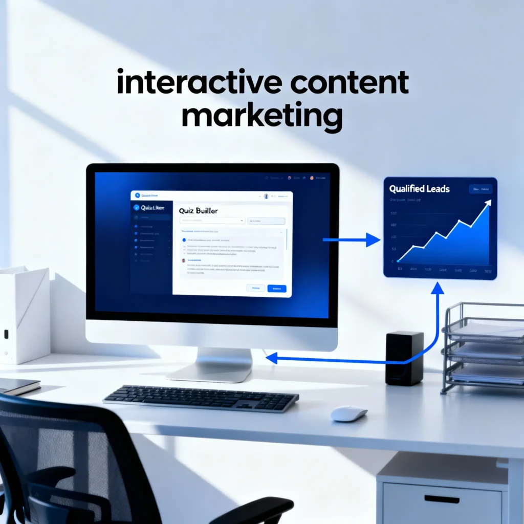 A content strategist building an interactive quiz that generates qualified leads, as detailed in this marketing guide.