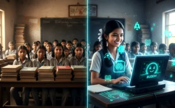 The new KEO computer from Karnataka, an affordable AI-ready device designed to bridge the digital divide for students in India.