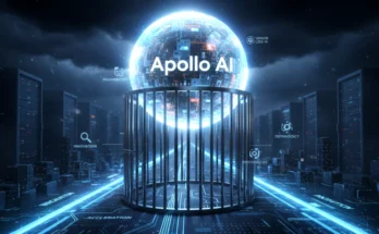 A conceptual image showing Nvidia's Apollo AI as a brilliant but dangerous trap, leading to vendor lock-in for the entire tech ecosystem.